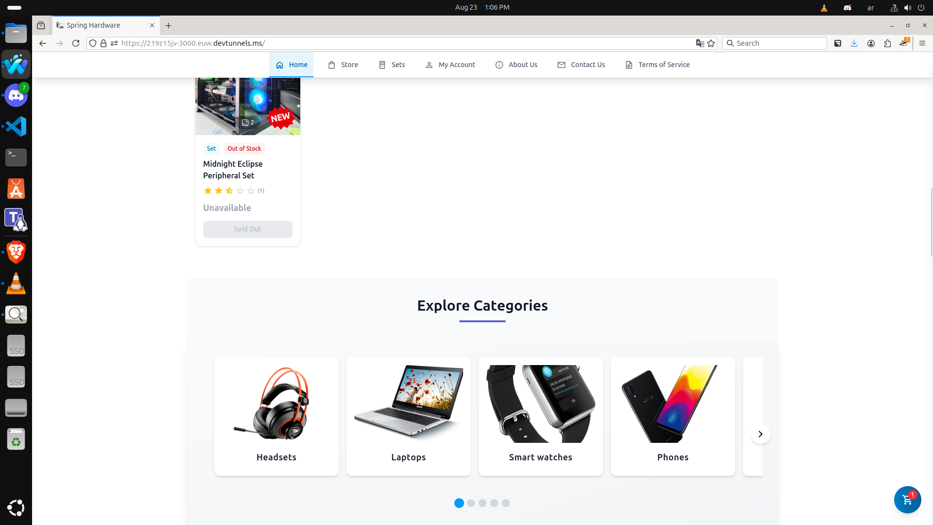 Homepage Categories &amp; Bestsellers