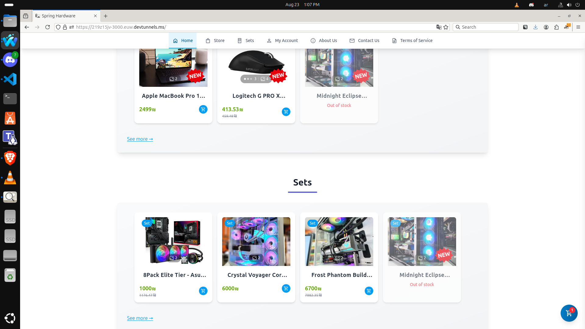 Homepage Categories &amp; Bestsellers