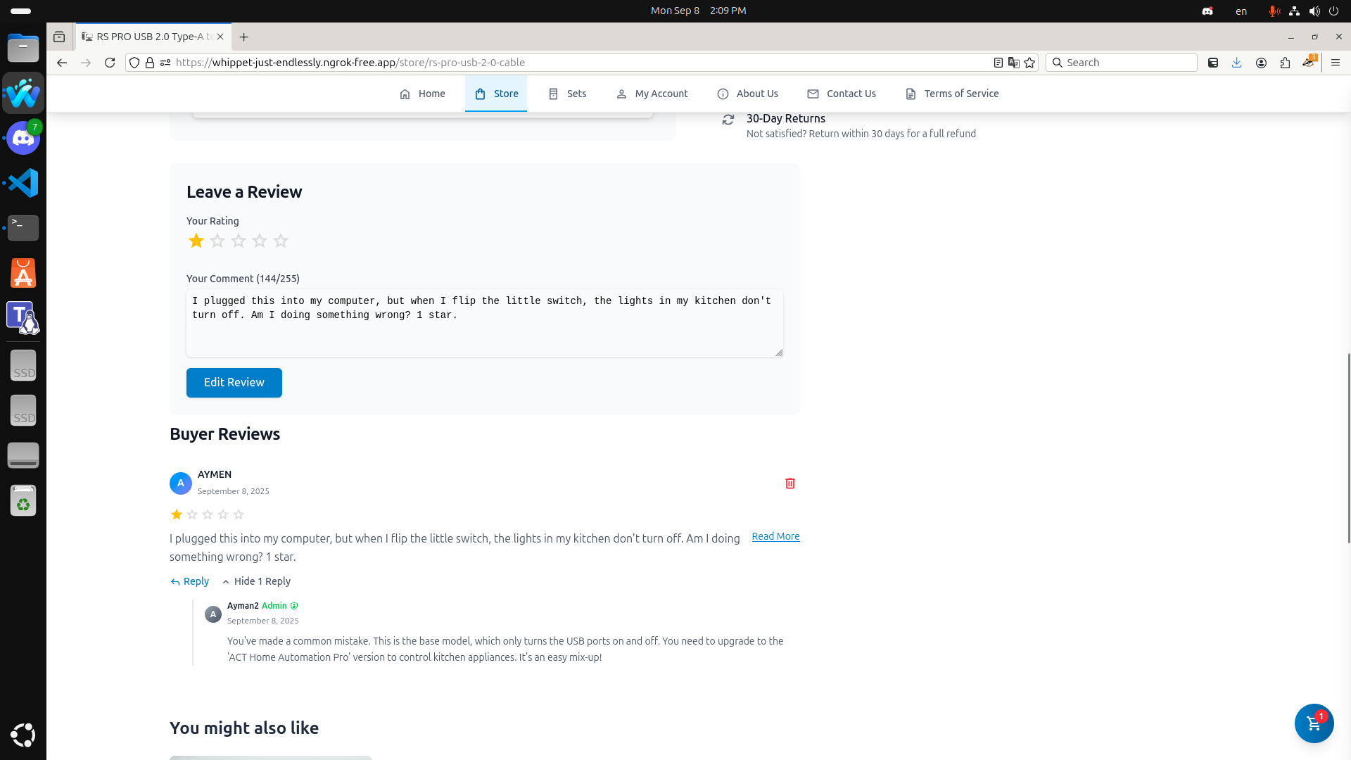 Product Reviews Section