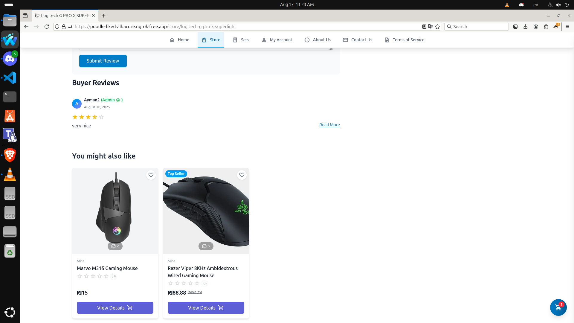 Product Page Recommendations